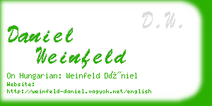 daniel weinfeld business card